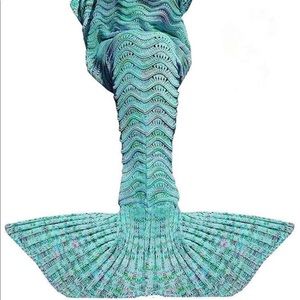 Mermaid tail blanket